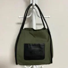 ＄♪ agnes b. アニエスベー　ロゴトートバッグ コットンキャンバス生地