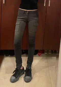 ユニクロ　スキニーパンツ カーゴスキニー