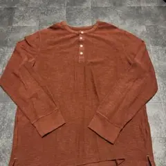 r*g様 長袖トップス　古着　ブラウンオレンジ　ヴィンテージ　f204