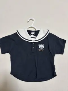futafuta セーラーカラー Tシャツ 95cm パンダのサムネイル