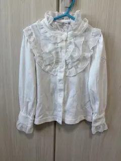 キャサリンコテージ フリルブラウス 110cm 女の子 キッズ 長袖