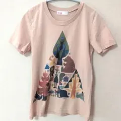 Né-net Tシャツ ピンク 半袖 プリントのサムネイル