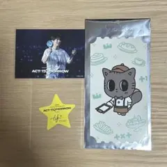 TXT テヒョン 東京ドーム ステッカー・星・カフェ予約特典チケット