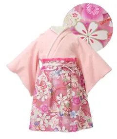 ベビー袴　スウィートマミー(靴、髪飾りセット)