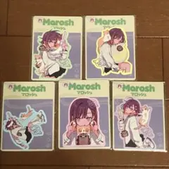 「新品未使用」Marosh マロッシュ ステッカー 全5種 セブン
