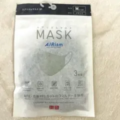 ユニクロエアリズムマスク3Ｐ　小さめＭ　ブラック