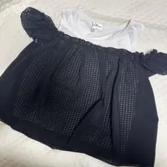 重ね着風 トップス 120