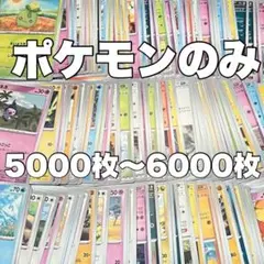 ポケモンカード ノーマルカードまとめ売り 5000枚～6000枚 ポケモンのみ