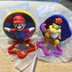 マクドナルド ハッピーセット スーパーマリオ フィギュア マリオ　クッパ