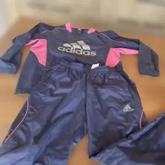 adidas ピステ・ウィンドブレーカー 130ネイビー/ピンク