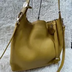 FURLA フルラ 2way ショルダーバッグ レザー ハートチャーム付