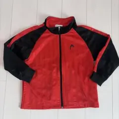 66.HEAD ジャージ レッド ブラック 130