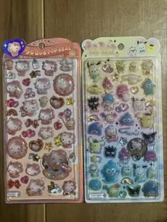 うるちゅるPOPシール キティ　ベビー　サンリオキャラクターズ　2種セット