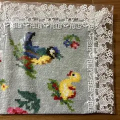 【新品】FEILER フェイラー 近沢レース コラボ　ハンカチ　グレーのサムネイル