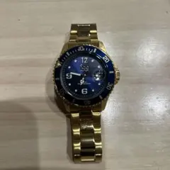 ICE WATCH ゴールド ブルー クォーツ 腕時計のサムネイル