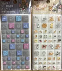 トムとジェリー ドロップブロックシール 2セット　ボンドロ　ボンボンドロップ