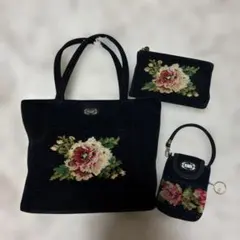 FEILER フェイラー トートバッグ ポーチ セット 花柄