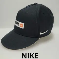 良品NIKE ナイキJUST DO IT ロゴスナップバックキャップブラック刺繍