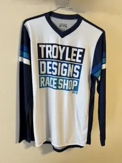 ③トロイリーデザイン　ジャージ　長袖　紺　メッシュのサムネイル
