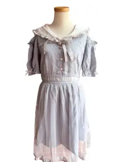 リズリサ　LIZ LISA 肩あきセーラーカラーワンピース