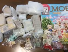 シルバニアファミリー人形セット&雑誌（付録なし）