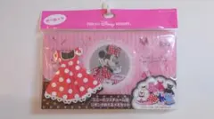 未使用品 ディズニー ミニーマウス ケース付きメモセット 折り紙メモ 2個セット