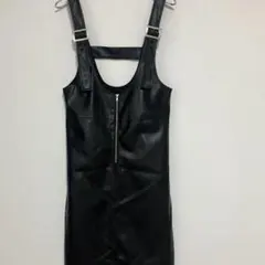 ドールアップウップス　レザー風サロペットのサムネイル