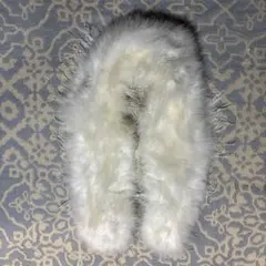【値下げ】成人式　ファー　ホワイトファー ショール