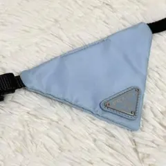 【希少】PRADA プラダ Re-Nylon ペットカラー 首輪 トライアングルのサムネイル