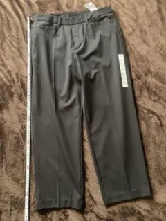 GU 新品未使用　黒　XL ウォッシャブル　テーパード　裾上げ済み　約60cm