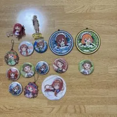 五等分の花嫁 グッズまとめ売り 缶バッジ アクリルスタンド