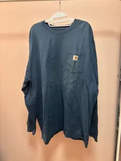 Carhartt ダークブルー ロングスリーブシャツ　ロンT