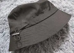 バケットハット 帽子 キャップ 黒 HAT ポリエステル ユニセックス