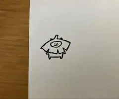 消しゴムはんこ/イチョウの葉で遊ぶくまさん