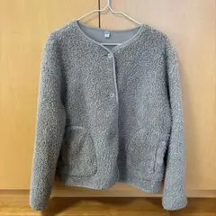 ベージュ フリースジャケット