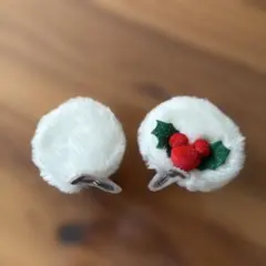 Disney クリスマスモチーフ ヘアクリップ