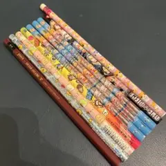 uni キャラクター柄 鉛筆 9本セット 平成