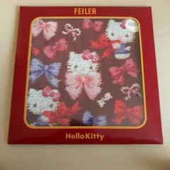 新品未開封 FEILER ハローキティ リボン サンリオ フェイラー ハンカチ