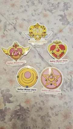セーラームーンストア 変身アイテムホログラムダイカットステッカー コンプリート