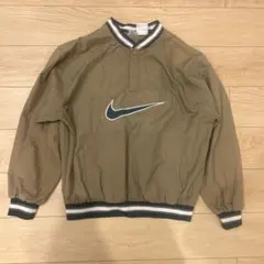 90s NIKE プルオーバー ナイロンジャケット ブラウン M