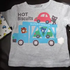 DOUBLE.B トラックプリント Tシャツ