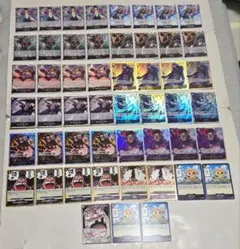 ワンピースカード　黒ひげデッキ　ティーチ　リーダーパラレル　デッキパーツ