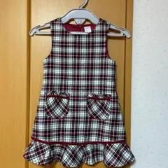GYMBOREE チェック ワンピース ジャンパースカート