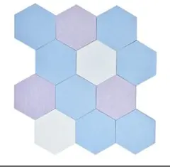 【12個セット】OTTO デザイン吸音パネル アクアブルー 吸音材