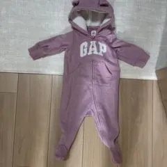 GAP フード付きロンパース ピンク　3-9ヶ月