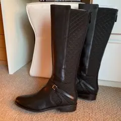 COLE HAAN コールハーン　ロングブーツ　黒 8.5 25cm 新品