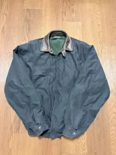 90s nautica レザー襟付きジャケット　リバーシブル　本革のサムネイル