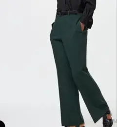 ユニクロ　スマートフレアパンツ 丈長め　M