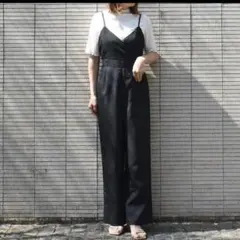 花*マ様 FUN　ウシロリボン　オールインワン　ブラック　バックリボンのサムネイル