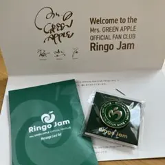 Mrs. GREEN APPLEファンクラブ入会継続特典　ピンバッジ　カード
